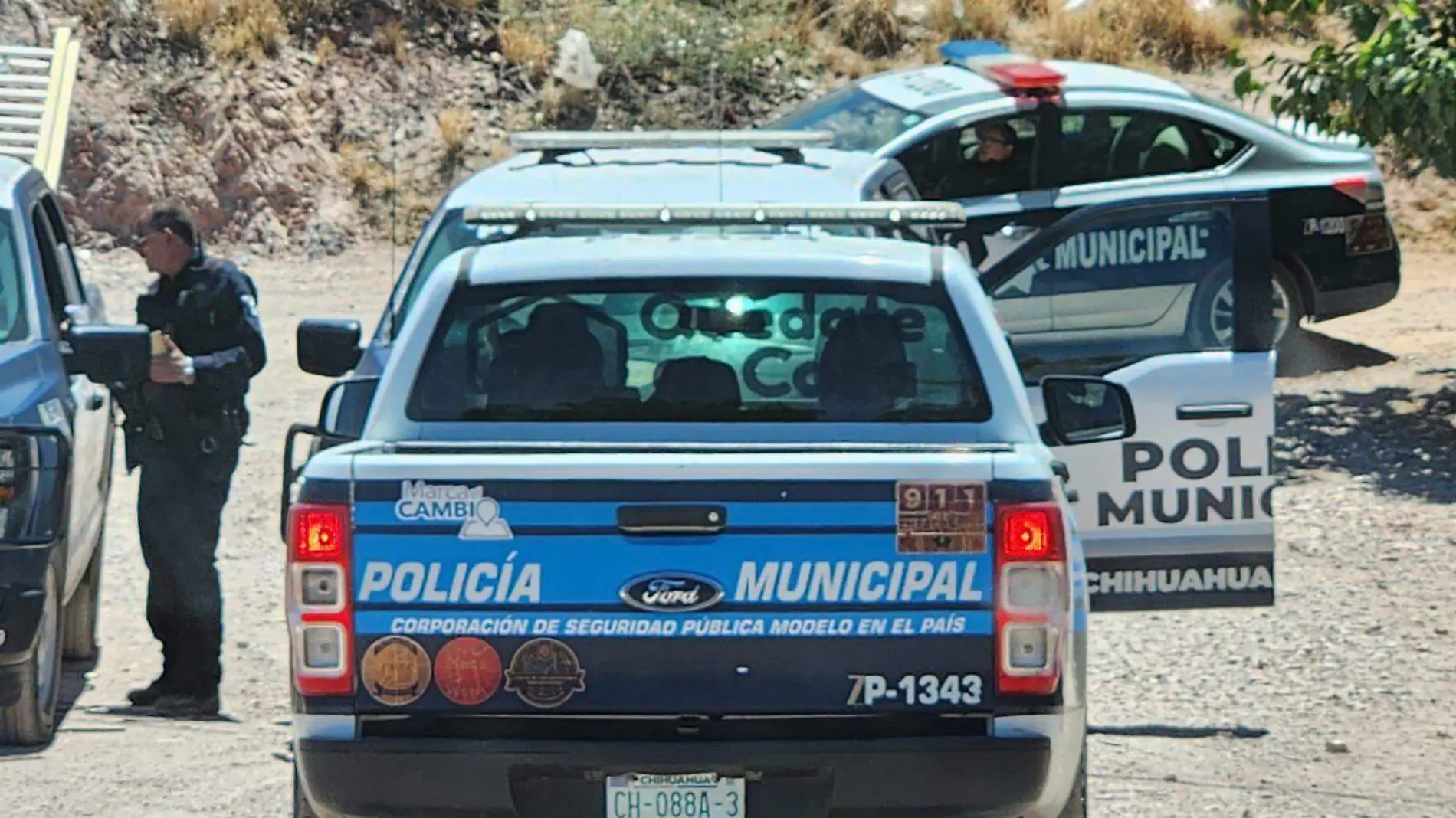 movilización patrulla policia 